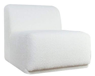 Casa Padrino fauteuil de luxe blanc 73 x 94 x H. 75 cm - Meubles modulable de salon et hôtel