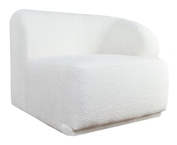 Casa Padrino fauteuil de luxe côté droit blanc 87 x 94 x H. 75 cm - Meubles modulable