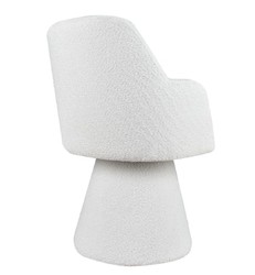 Casa Padrino sedia da pranzo di lusso con braccioli bianco A. 85 cm - Mobile per sala da pranzo
