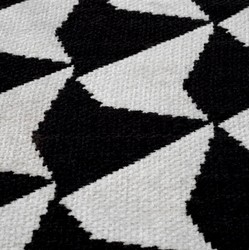 Casa Padrino luxury living room & hotel armchair with pattern black / white 78 x 78 x H. 72 cm - Luxury furniture