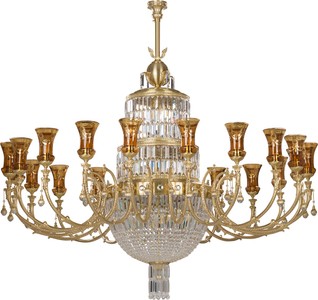 Magnificent Luxury Baroque Crystal Chandelier Gold Magnificent Luxury Baroque Crystal Chandelier Gold