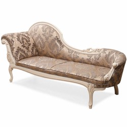 Magnificent Luxury Baroque Chaise Longue Brown Cream Magnificent Luxury Baroque Chaise Longue Brown Cream