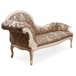 Magnificent Luxury Baroque Chaise Longue Brown Cream Magnificent Luxury Baroque Chaise Longue Brown Cream