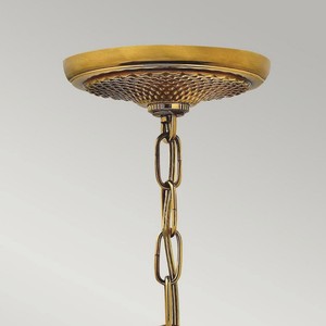 Casa Padrino Luxus Barock Messing Kronleuchter Bronze Ø 56 x H. 62,2 cm