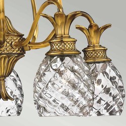 Casa Padrino luxury baroque brass chandelier bronze Ø 56 x H. 62.2 cm