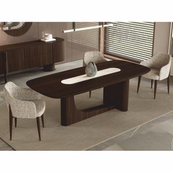 Casa Padrino set da pranzo di lusso - 1 Tavolo da pranzo e 6 Sedie da pranzo - Mobili di lusso