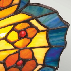 Casa Padrino luxury Tiffany LED table lamp butterfly colorful / bronze - Tiffany decorative lights