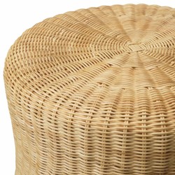 Casa Padrino tavolino di lusso in rattan naturale A. 46 cm - Mobili di lusso