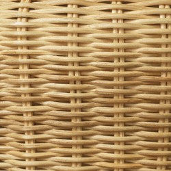 Casa Padrino tavolino di lusso in rattan naturale A. 46 cm - Mobili di lusso