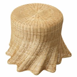 Casa Padrino tavolino di lusso in rattan naturale A. 46 cm - Mobili di lusso