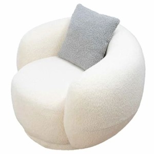 Casa Padrino fauteuil de salon & hôtel de luxe blanc 110 x 90 x H. 75 cm - Meubles de luxe