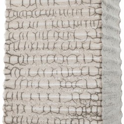 Luxus Keramik Tischleuchte mit Lampenschirm Antik Weiß Beige