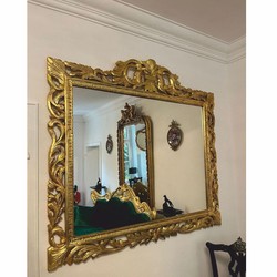 Casa Padrino espejo barroco oro 153 x A. 140 cm - Interior de estilo barroco