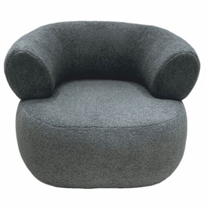 Casa Padrino luxury living room & hotel armchair gray H. 74 cm - Luxury furniture