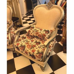 Luxus Barock Wohnzimmer Sessel 2er Set