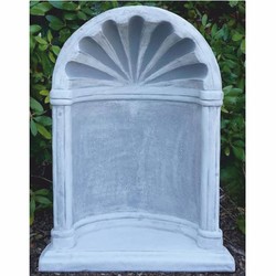 Casa Padrino chapelle décorative de jardin Art Nouveau en béton gris H. 94 cm