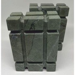 Casa Padrino luxury marble decorative bookend set gray - Decorative accessories