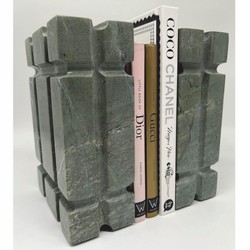 Casa Padrino luxury marble decorative bookend set gray - Decorative accessories