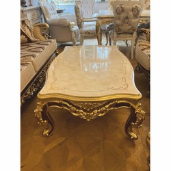 Prunkvolles Luxus Barock Wohnzimmer Set