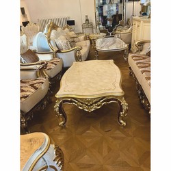 Prunkvolles Luxus Barock Wohnzimmer Set