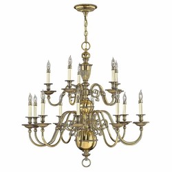Casa Padrino luxury baroque brass chandelier Ø 94 x H. 87.6 cm - Noble & magnificent