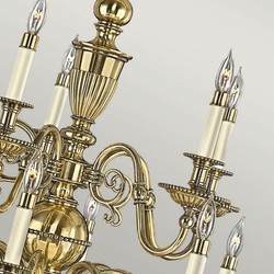 Casa Padrino luxury baroque brass chandelier Ø 94 x H. 87.6 cm - Noble & magnificent