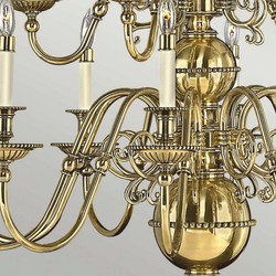 Casa Padrino luxury baroque brass chandelier Ø 94 x H. 87.6 cm - Noble & magnificent
