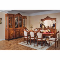 Casa Padrino credenza barocco di lusso con specchio marrone - Mobili per sala da pranzo in stile barocco