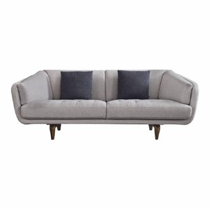 Casa Padrino luxury 3-seater sofa gray / brown 240 cm - Living room & hotel furniture
