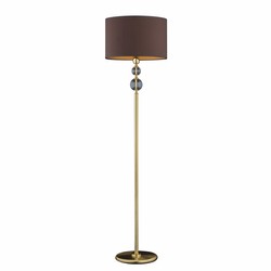 Casa Padrino luxury baroque floor lamp gold / brown H. 172 cm - Baroque style floor lamps Casa Padrino luxury baroque floor lamp gold / brown H. 172 cm - Baroque style floor lamps