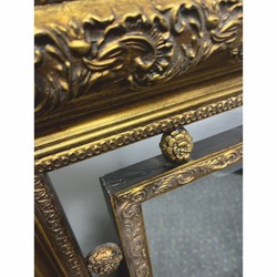 Casa Padrino espejo barroco oro antiguo A. 87 cm - Muebles de estilo barroco