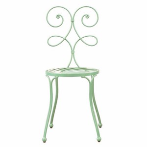 Casa Padrino sedia da giardino Art Nouveau verde menta A. 85 cm - Mobile da giardinoe in stile Art Nouveau