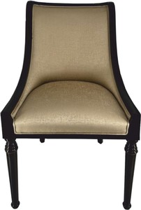 Casa Padrino sedia da pranzo barocco di lusso oro / nero A. 110 cm - Mobile barocco Casa Padrino sedia da pranzo barocco di lusso oro / nero A. 110 cm - Mobile barocco