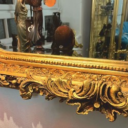 Casa Padrino specchio barocco con figure di angeli oro A. 175 cm - Mobile in stile barocco