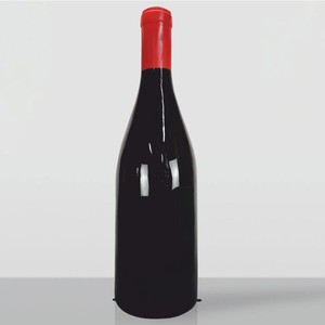 Casa Padrino XXL decorative wine bottle black / red H. 253 cm - Huge garden decoration