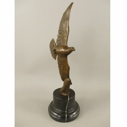 Casa Padrino luxury bronze decorative sculpture dove bronze / black H. 39 cm