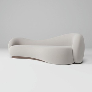 Casa Padrino Luxus Samt Sofa Grau / Braun 280 cm - Wohnzimmer & Hotel Möbel