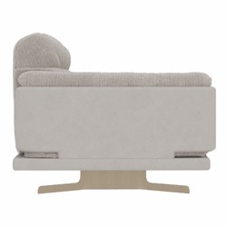 Luxus Wohnzimmer Hotel Sessel Grau Messing
