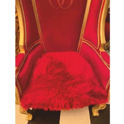 Pompöös de Casa Padrino fauteuil ballon baroque de luxe bordeaux rouge / or - conçu par Harald Glööckler
