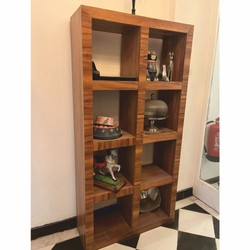Casa Padrino cabinet mensola di lusso in legno massello marrone A. 170 cm - Pezzo da esposizione