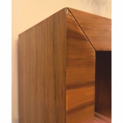 Casa Padrino cabinet mensola di lusso in legno massello marrone A. 170 cm - Pezzo da esposizione