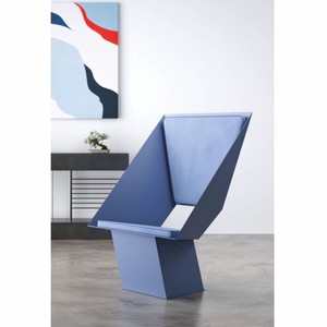 Casa Padrino fauteuil de salon et hôtel design de luxe en métal bleu - Fabriqué en Italie