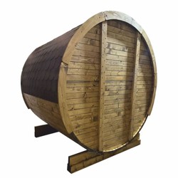Casa Padrino sauna extérieur de luxe naturel / anthracite 190 x 220 cm - Sauna de jardin en bois massif