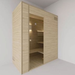 Casa Padrino sauna intérieur luxe 2 personnes naturel 200 x 100 x H. 190 cm