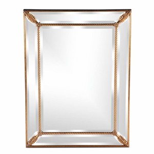 Casa Padrino espejo barroco de lujo oro antiguo A. 123 cm - Muebles de estilo barroco
