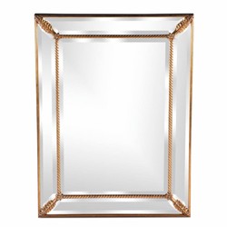 Casa Padrino espejo barroco de lujo oro antiguo A. 123 cm - Muebles de estilo barroco
