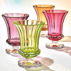 Prunkvolle Luxus Barock Kristallglas Vase Blumenvase
