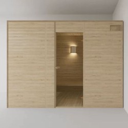 Casa Padrino sauna intérieur de luxe 4 personnes naturel 300 x 100 x H. 190 cm