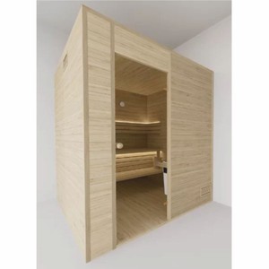 Casa Padrino sauna intérieur de luxe 6 personnes naturel 200 x 200 x H. 190 cm