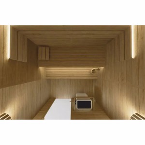 Casa Padrino Luxus 6 Personen Innensauna Naturfarben 200 x 200 x H. 190 cm